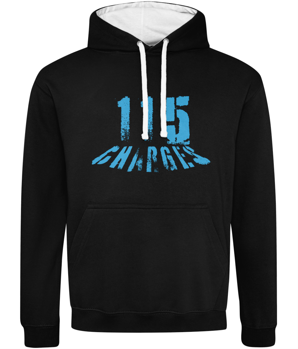 115 Charges Black Hoodie - Clothing against corruption. United against City.